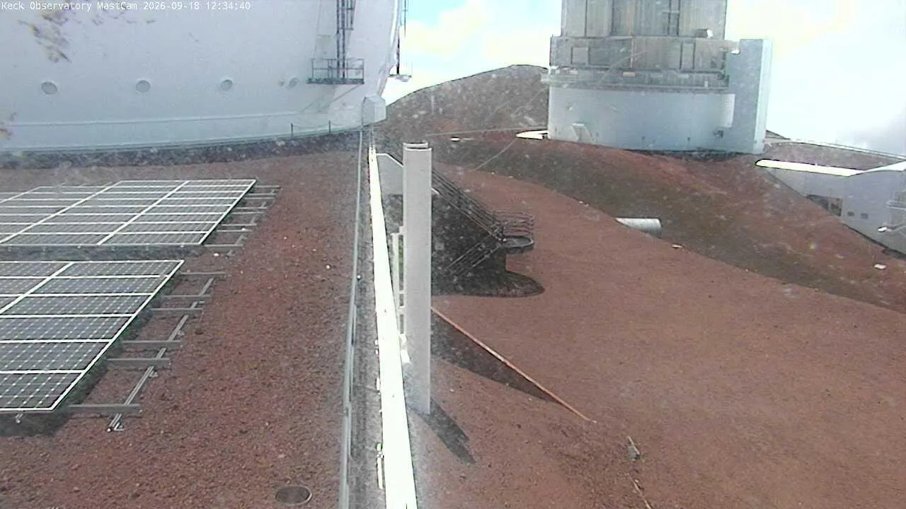 Keck 2 Weather Mast - Latest Snapshot